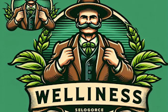 design modern amazing wellness logo