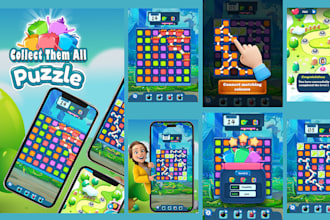 design professional game UI and assets for mobile game