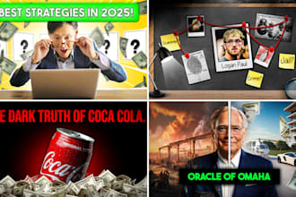 create mind blowing and engaging thumbnails for you