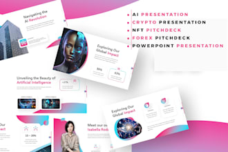 ai pitchdeck crypto powerpoint presentation nft ai forex pitch deck