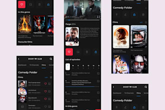 design iptv app and website, livestreaming app and website