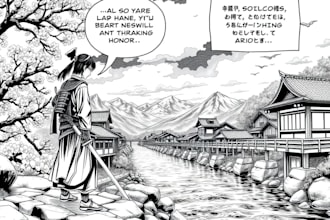 draw detailed anime manga comic page anime storyboard webtoon manga art