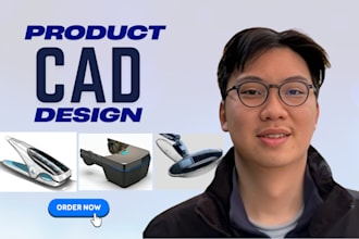 create 3d renderings, 3d cad product design, technical drawings in solidworks
