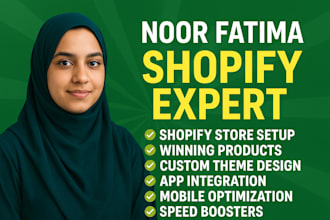 build a professional shopify dropshipping store with winning products