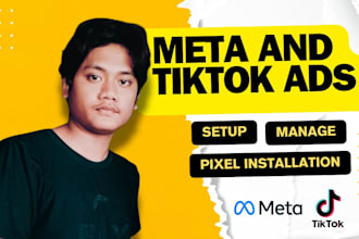 setup facebook instagram and tiktok ads for leads and sales