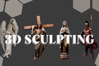 sculpt highquality 3d models for 3d printing and games
