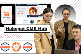 hubspot website, landing page, customer portal, blog, podcast, SEO, remix, cms
