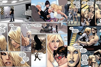 draw graphic novel illustration, comic page, comic art as comic book artist