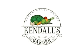 design high resolution organic farming business logo