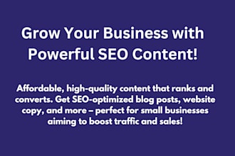 affordable SEO content writing services for small businesses