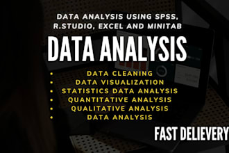 do data analysis, cleaning, statistics, tables and charts