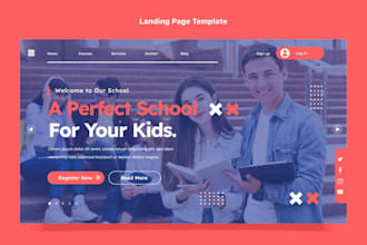 create preschool website kindergarten, daycare, summer camp school website
