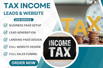 income tax leads tax website income tax finance website tax preparation leads