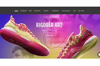 design luxury sneakers website footwear shopify store shoe dropshipping store