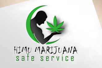 do cannabis, marijuana, weed, hemp, cbd, and mascot logo