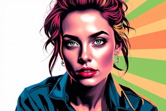 make a beautiful wpap pop art portrait