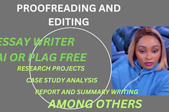 proofread and edit apa and mla papers and document