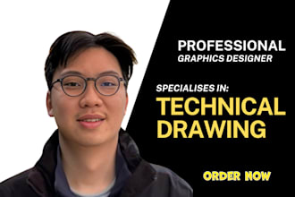 do custom technical illustrations and fashion flats with instruction manuals