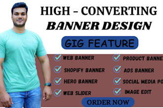 design shopify banner hero banner social ads banner and image edit