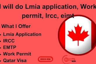 do lmia application, work permit, ircc, eimt