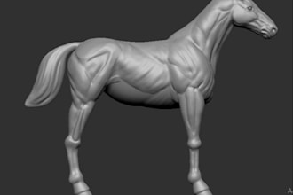 create 3d character model animal model skeleton model articulate for 3d printing