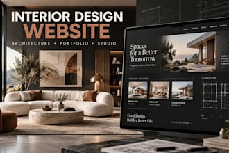build interior design and architecture website