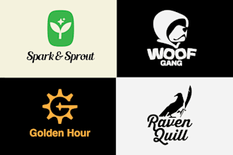 create a professional minimalist logo for your business