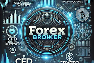 create a custom forex trading platform cfd, crm, website, forex broker website