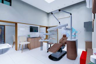 redesign dental clinic, interior design,office rendering, hospital interior, spa