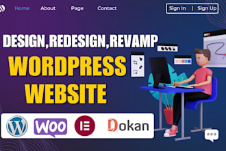 design or revamp a responsive elementor wordpress site with wpml or polylang