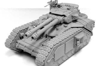 ww2 scale tank models for 3d printing, battletech tank miniatures 3d, scifi tank
