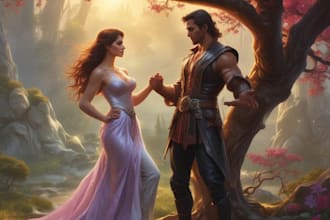 illustrate a cartoon romance book cover for ebook, kdp