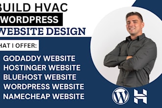 build hvac construction electrician website plumbing ac repair website roofing