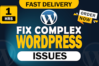 fix wordpress error bugs and critical error and plugin issues