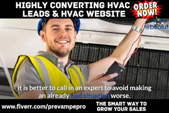 hvac leads hvac landing page hvac website hvac sales funnel hvac facebook ads