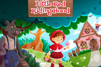 create children story book illustration storybook design