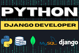 develop python django websites and web applications