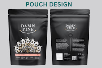 do pouch label packaging 3d product mockup supplement mylar bag food box design