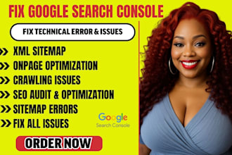 fix google search console issues, 404 errors, xml sitemap,robot txt, ahref, moz
