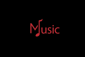 design amazing colorful music logo for you