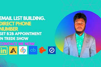 do b2b lead generation, email list building, direct contact