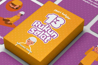 design card game art flash cards board game card box mockup rule book design