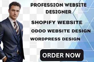 connect design a custom odoo website and integrate it with shopify or wordpress