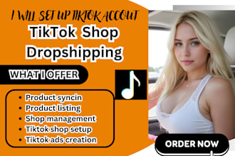 grow tik tok shop with USA tiktok dropshipping, store setup, tik tok shop ads