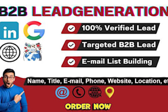 do b2b lead generation, google map scraping and email list building