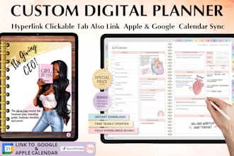do custom digital planner, etsy digital products, etsy planner, etsy SEO rank