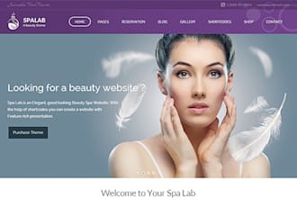create squarespace salon booking website spa booking for beauty services