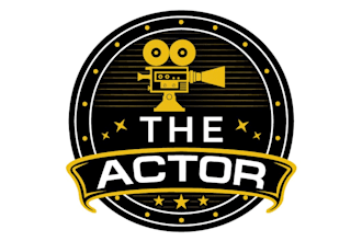 design luxury best actor logo