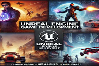 develop unreal engine game development, unreal engine 5, ue4 unreal engine game