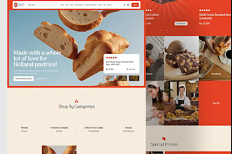 develop coffee shop website, bakery delivery app, coffee shop ordering app